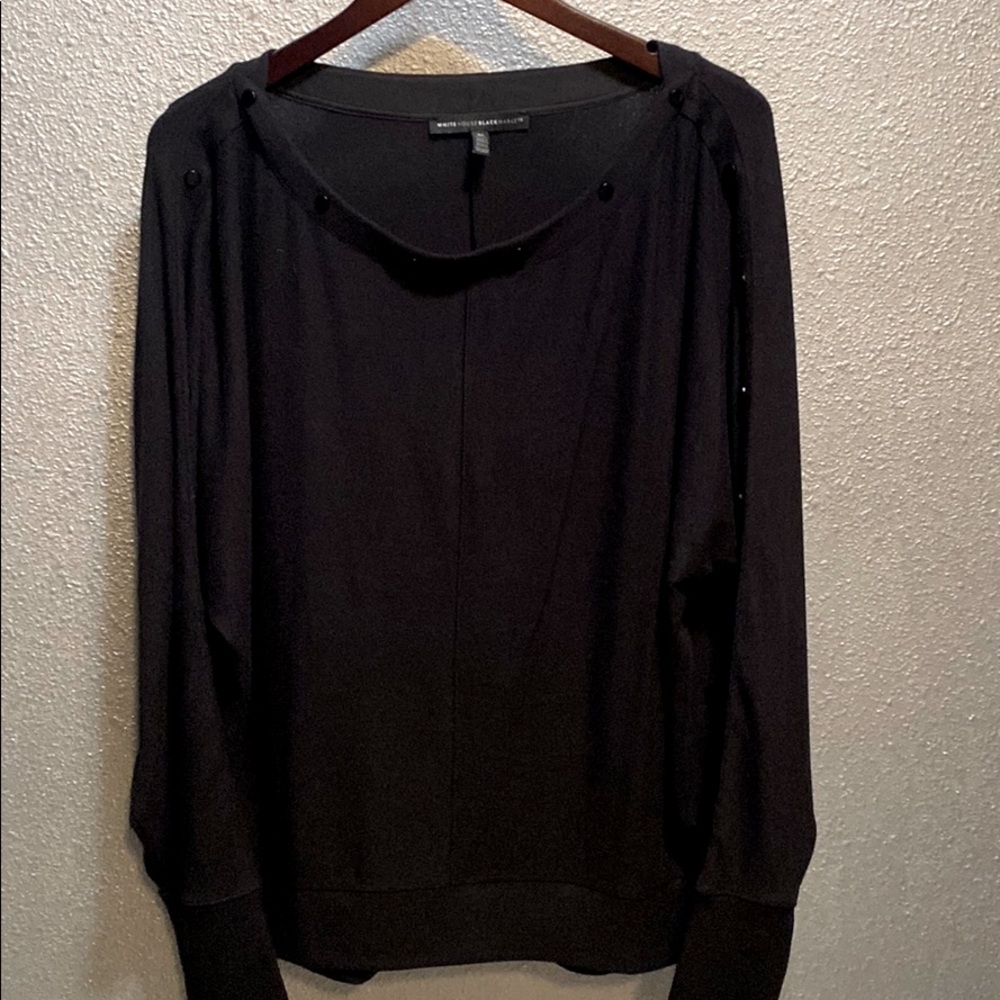 WHBM XL BLK sweater Mint condition!